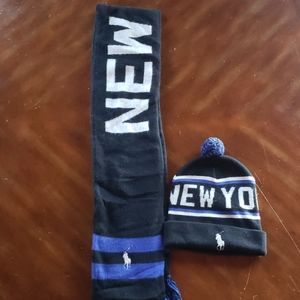 Polo by Ralph Lauren hat and scarf